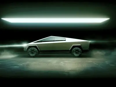 Tesla Cybertruck 3D model 2024 Low-poly 3D model