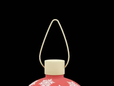 Christmas Ball Low-poly 3D model purchase