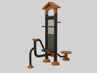 Playground Sport Equipment - 07 3D model
