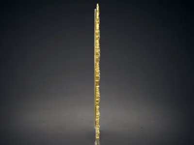 Wreath of oak leaves 3D print model