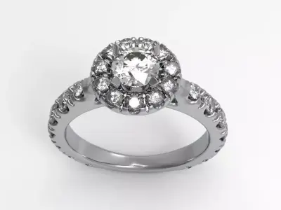 Ring gems 3D print model