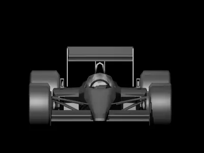 MP 4-4 Model Car Low-poly 3D model