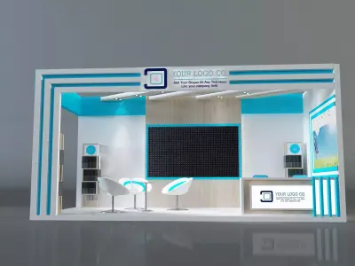 Booth Exhibition Stand a325f 3D model