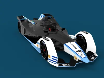 Gen2 Formula E Ready to Print 3D model