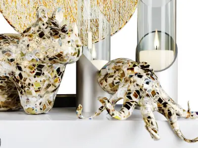 Decorative set 42 3D model