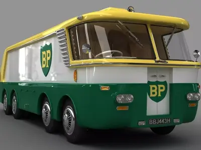 BP Thompson Autotanker 1958 3D model
