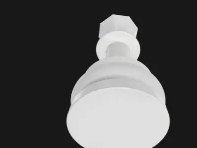  Queen Chess Piece - Game Ready 3D Model Low-poly 3D model