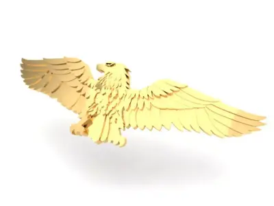 Eagle gold Bracelet 3D print model