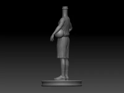 3D Printable Basketball Player Bubble Head 3D print model