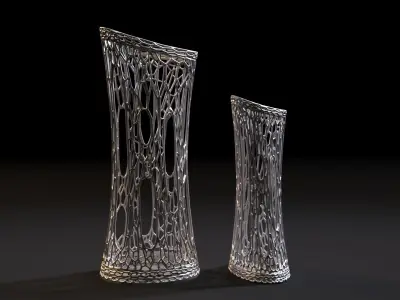 Decorative vases 3D print model