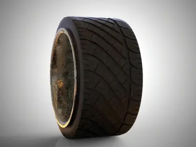 Dirt Tyre 3D model
