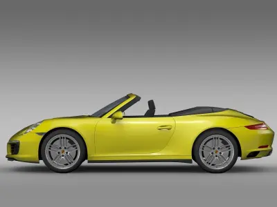 Porsche 911 Carrera S Cabriolet 991 2016 3D model