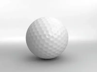 Golf Ball Low-poly 3D model