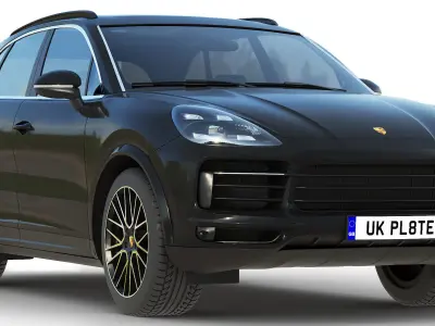 Porsche Cayenne S 2019 3D model