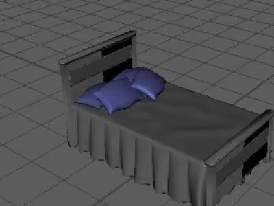 Beautiful Bed Free 3D model