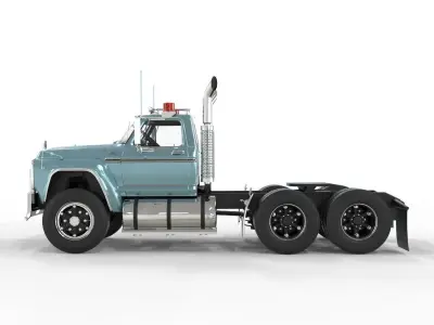 Generic Truck F-750 1978 Extended Cab  3D model