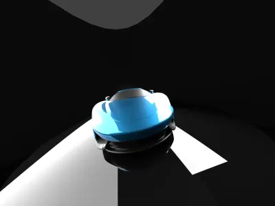 McLaren 750s spider 2024 in parking lot Low-poly 3D model