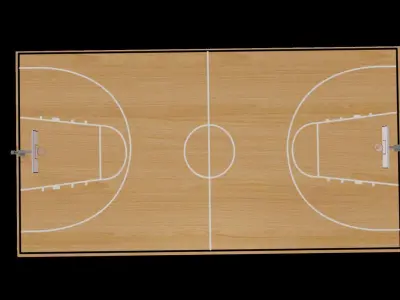 Basketball Court 3D model