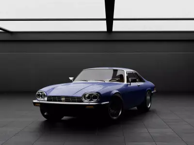 1996 jaguar xjs v12  3D model