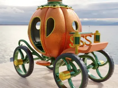 CARRUAJE DE LA CENICIENTA CALABAZA 3D print model