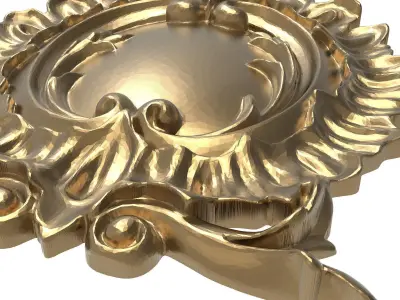 decorative pattern ready for 3D printing 3D model 21