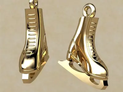 Pendant Skates 3D print model