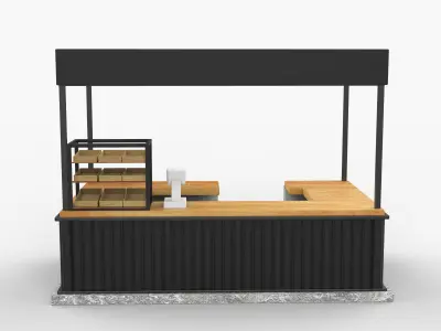 Mall Food Court  3D model