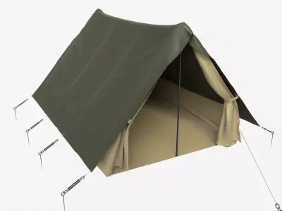 camping tent 3D model