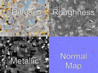 Futuristic Glass Skyscraper Architectural Composition model pack Low-poly 3D model