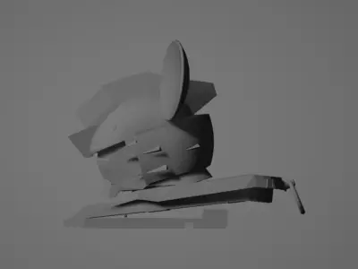 GUNDAM MOUSE HEAD Free 3D model