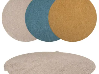 Rugs No102 Low-poly 3D model