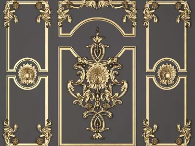 luxury ornament 3D model