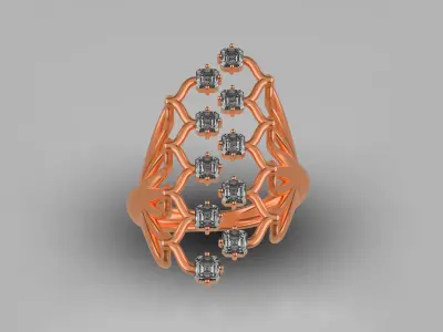 Wedding ring 3D print model