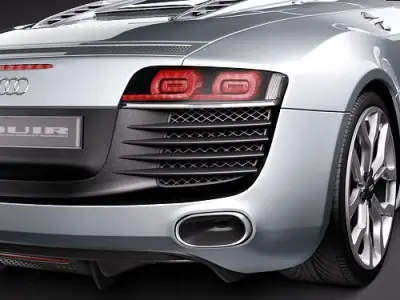Audi R8 Spyder 2010 3D model