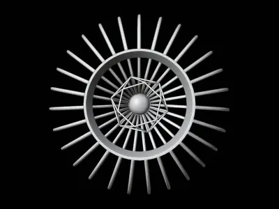 Luxury Lamp 3D model