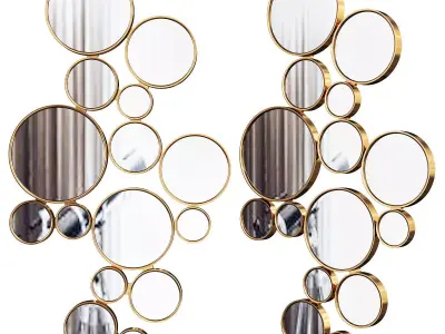 Abbyson Michelle Wall Mirror Low-poly 3D model