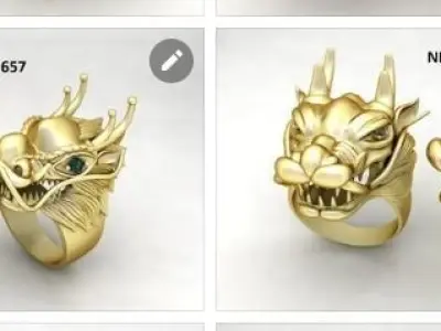 woman ring1456 Free 3D model