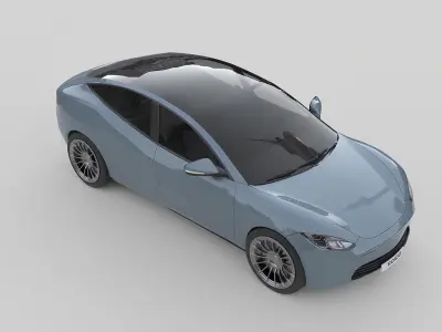 Generic Sedan EV 2020 3D model