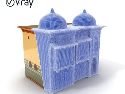 Historic Arabian Architecture Building Model Pack Low-poly 3D model