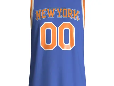 NBA Basketball jersey uniform 3D model