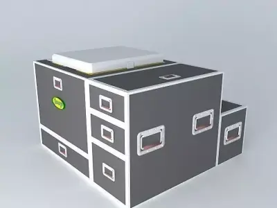 flightcase kitchen for Jeep Free 3D model