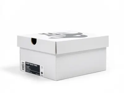 Shoe Box D Model Pack with Realistic Textures Low-poly 3D model