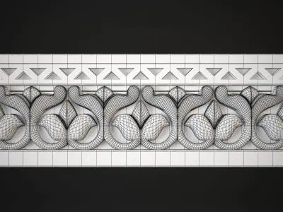 Moulding decorative molding 3D model