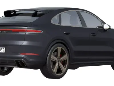 Porsche Cayenne Turbo Coupe 2025 3D model