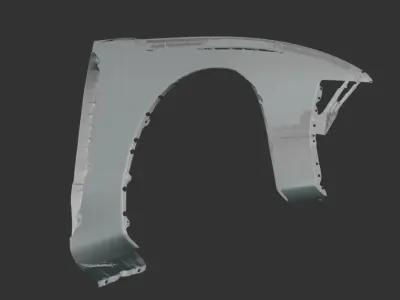 Nissan 200sx front fenders 3D scan 3D model