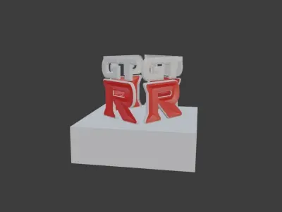 Nissan GTR Logo  3D model