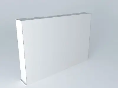 Wooden irregular wall Free 3D model