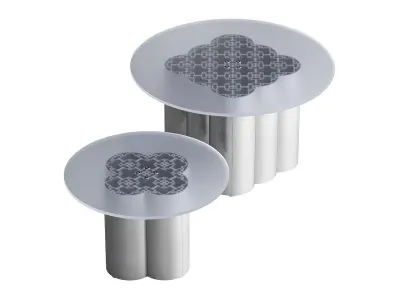 Modular Aluminum Profile Table 3D model