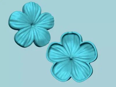 Hibiscus Flower - Molding Artificial EVA Craft 3D print model