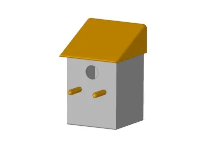 Eco Friendly Bird Box For Gardens Balconies Walls By CC3D 3D print model